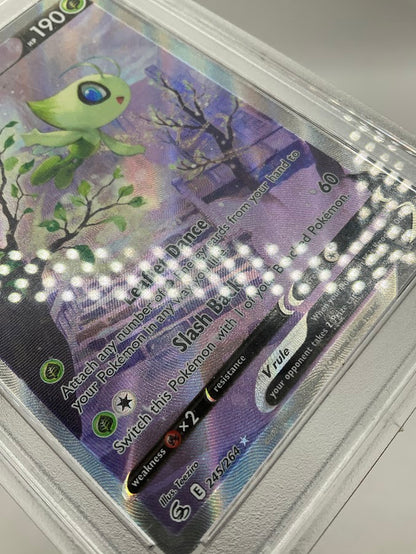 Celebi V Pokemon Fusions Strike Full Art #245 PSA 9