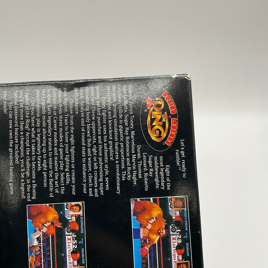 Boxing Legends Of The Ring Super Nintendo CIB
