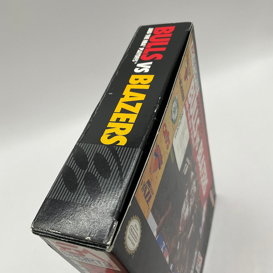 Bulls Vs Blazers and the NBA Playoffs Super Nintendo CIB