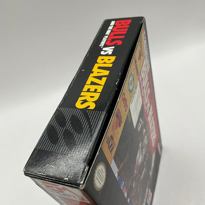 Bulls Vs Blazers and the NBA Playoffs Super Nintendo CIB