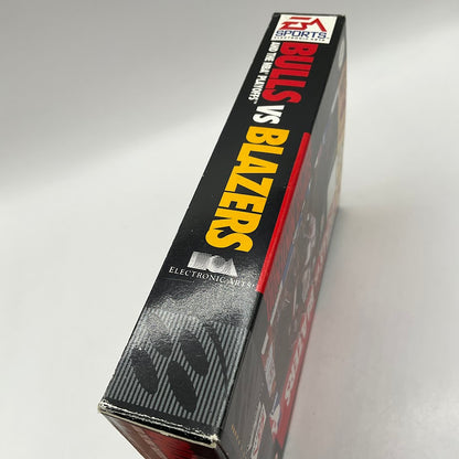 Bulls Vs Blazers and the NBA Playoffs Super Nintendo CIB