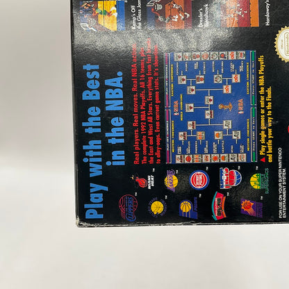 Bulls Vs Blazers and the NBA Playoffs Super Nintendo CIB