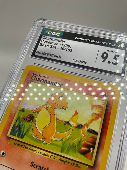 Charmander Pokemon Base Set #46 CGC 9.5