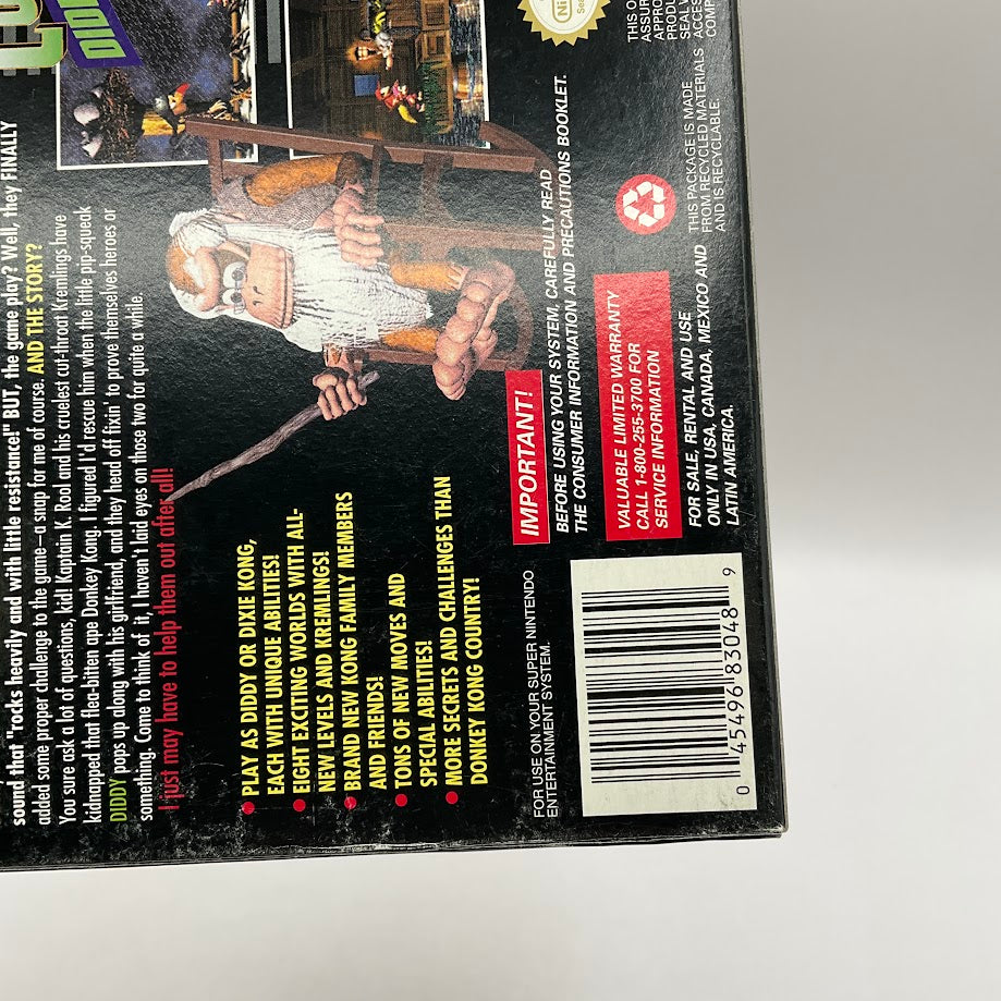 Donkey Kong Country 2 Super Nintendo CIB