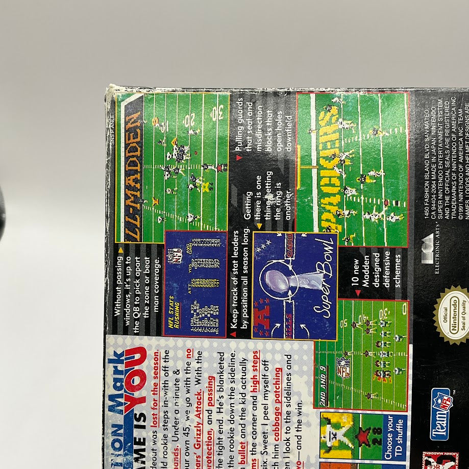 Madden NFL '95 Super Nintendo CIB