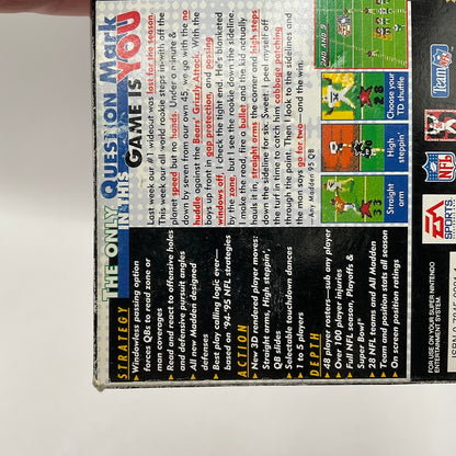 Madden NFL '95 Super Nintendo CIB