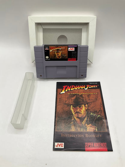 Indiana Jones' Greatest Adventures Super Nintendo CIB
