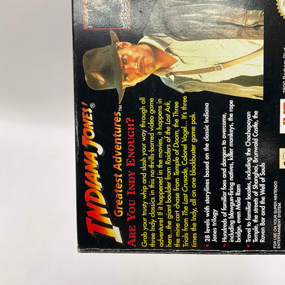 Indiana Jones' Greatest Adventures Super Nintendo CIB