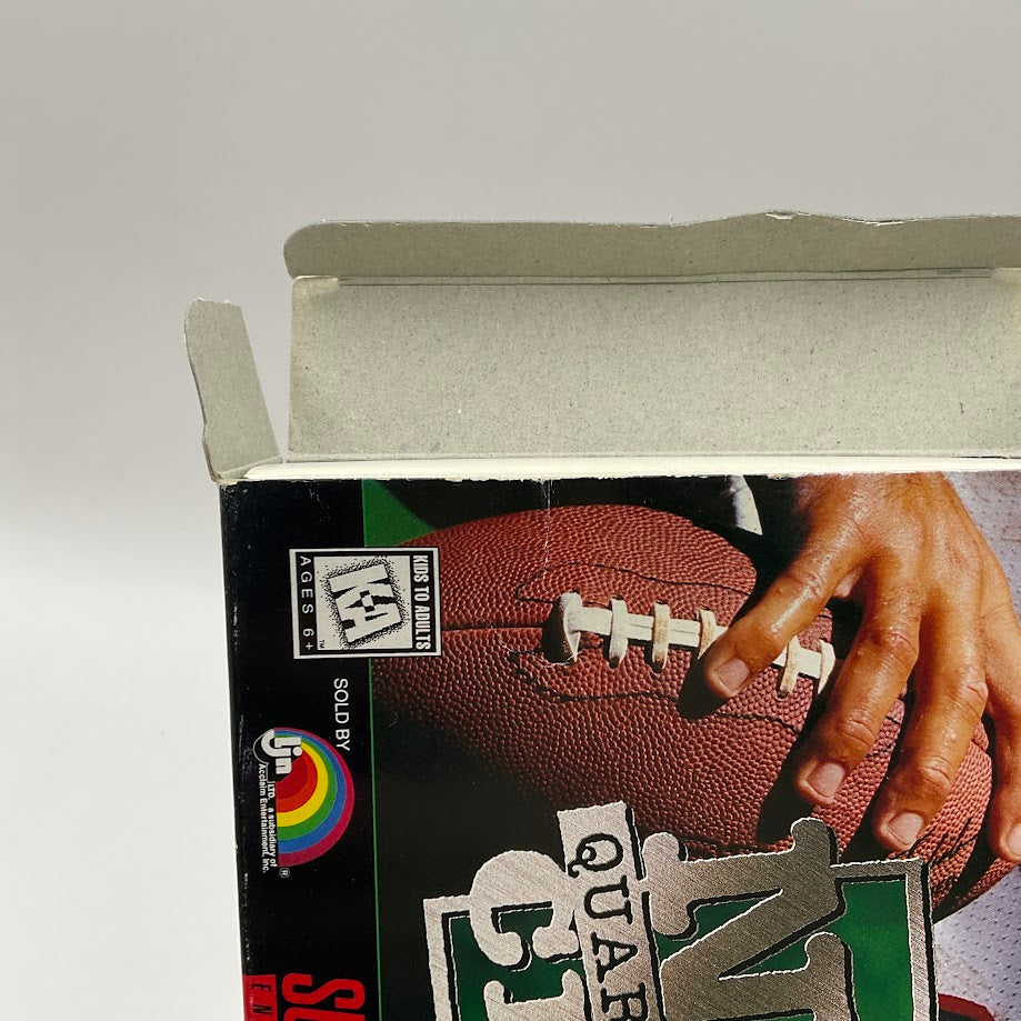 NFL Quarterback Club Super Nintendo CIB