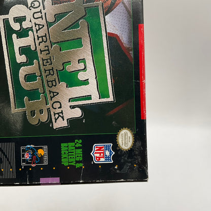 NFL Quarterback Club Super Nintendo CIB