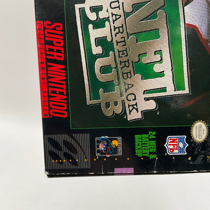 NFL Quarterback Club Super Nintendo CIB