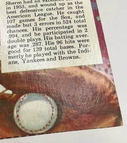 Sherman Lollar 1954 Red Man #5 Chicago White Sox VG