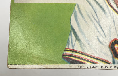 Whitey Lockman 1953 Red Man #7 New York Giants VG