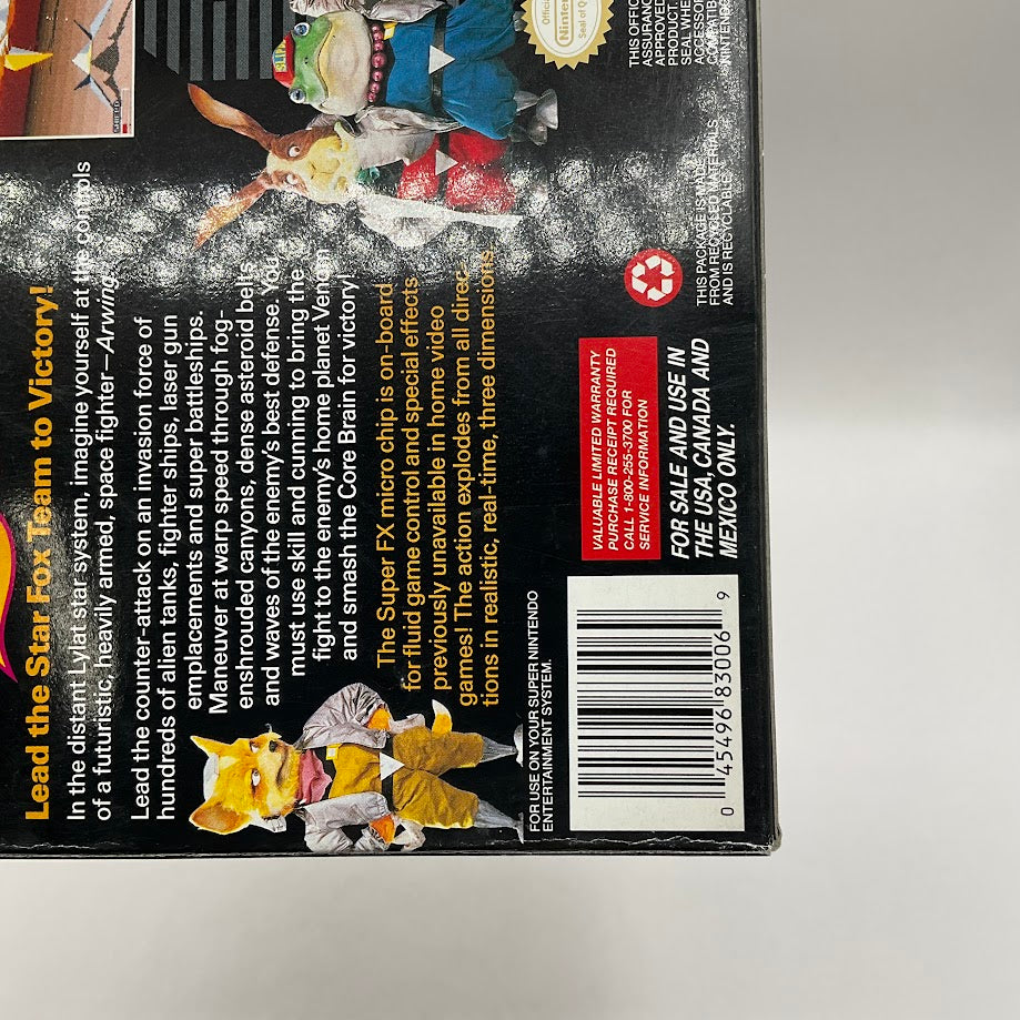 Star Fox Super Nintendo CIB