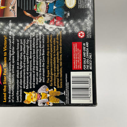 Star Fox Super Nintendo CIB