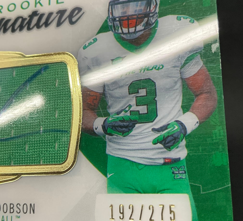 Aaron Dobson 2013 UD SP Authentic Rookie Signature Threads Swatch Auto 192/275