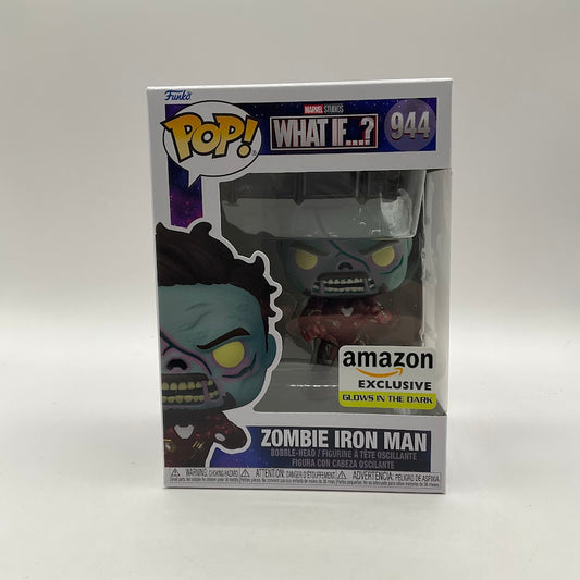 Zombie Iron Man Funko Pop! What If...? #944 GITD Amazon Exclusive