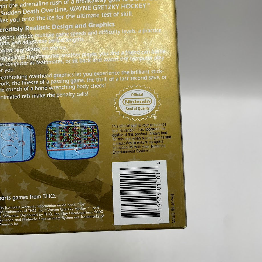 Wayne Gretzky Hockey NES CIB