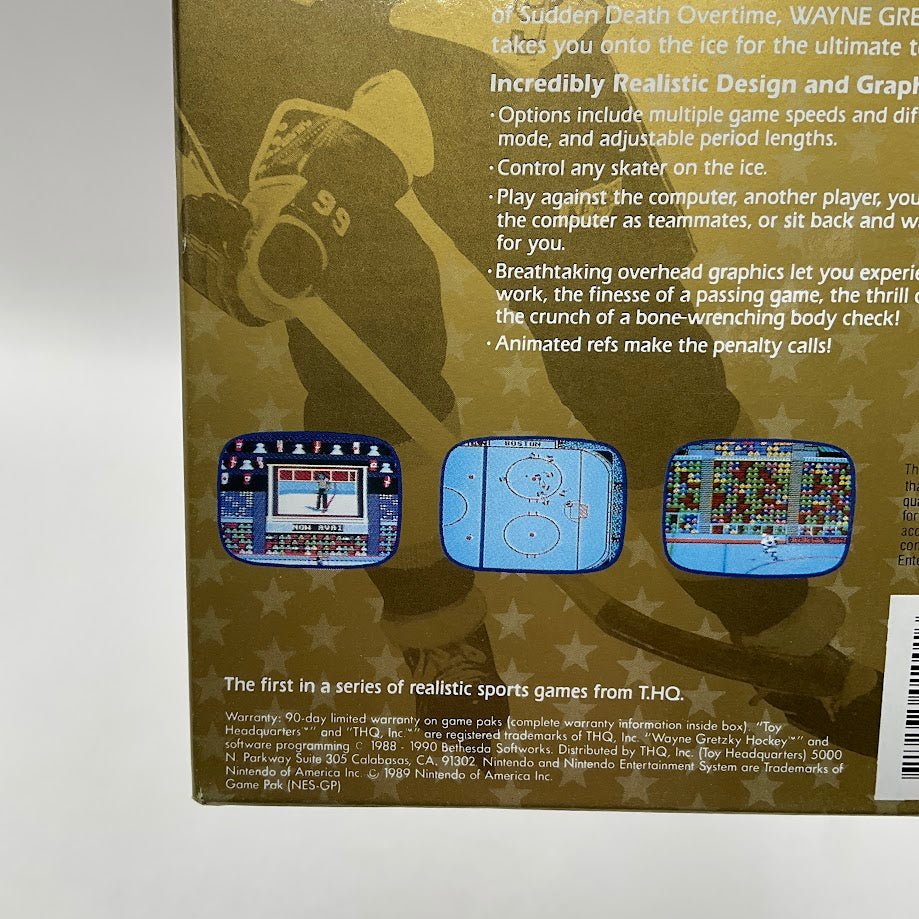 Wayne Gretzky Hockey NES CIB