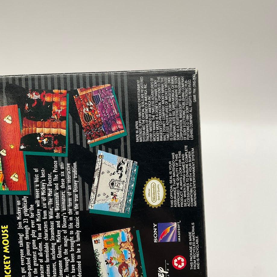 Mickey Mania Super Nintendo CIB