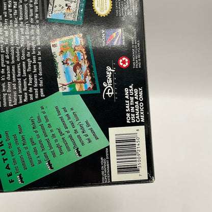 Mickey Mania Super Nintendo CIB
