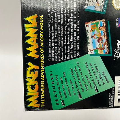 Mickey Mania Super Nintendo CIB