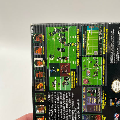NFL Quarterback Club Super Nintendo CIB