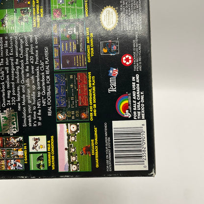 NFL Quarterback Club Super Nintendo CIB