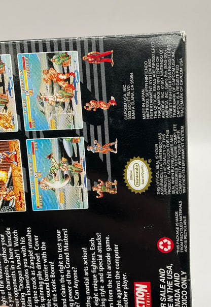Street Fighter II Super Nintendo CIB