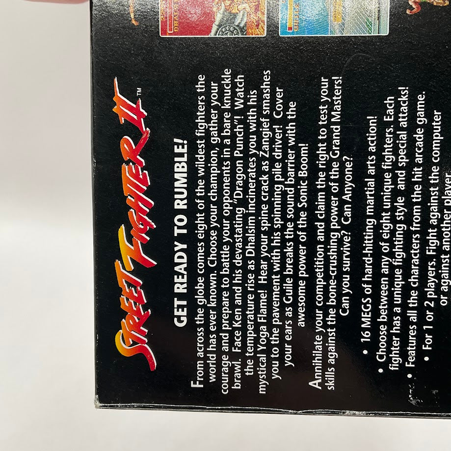 Street Fighter II Super Nintendo CIB