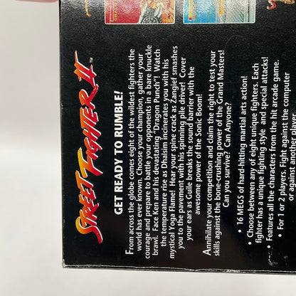 Street Fighter II Super Nintendo CIB
