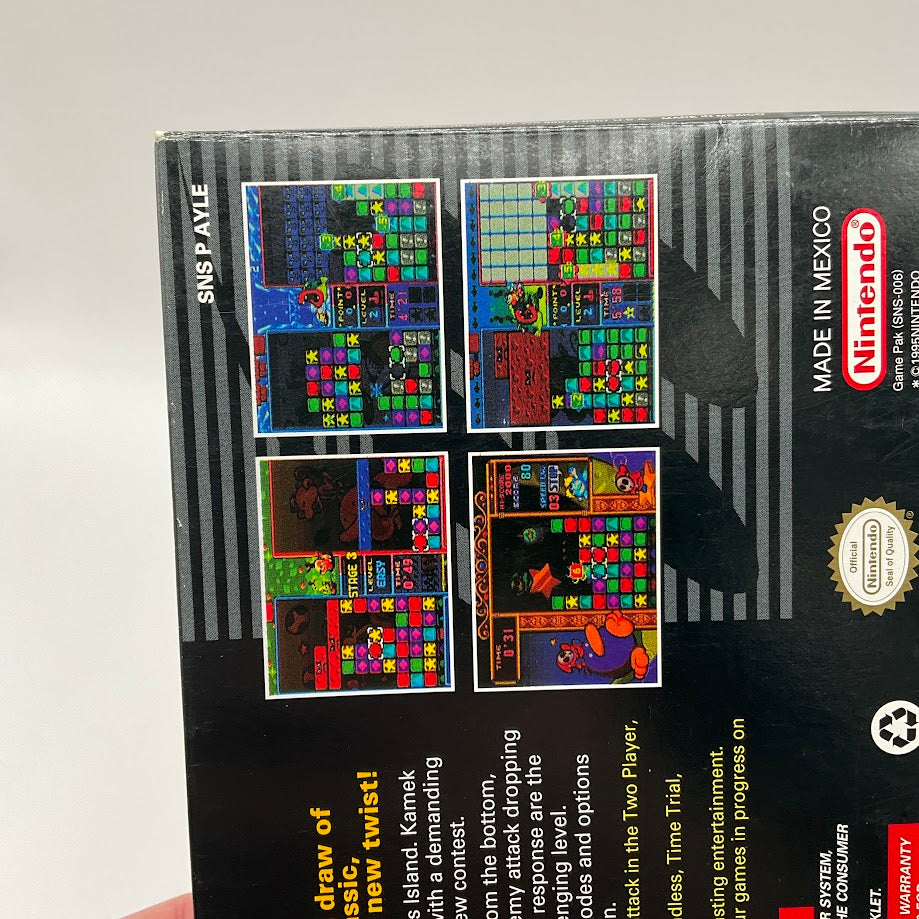 Tetris Attack Super Nintendo CIB