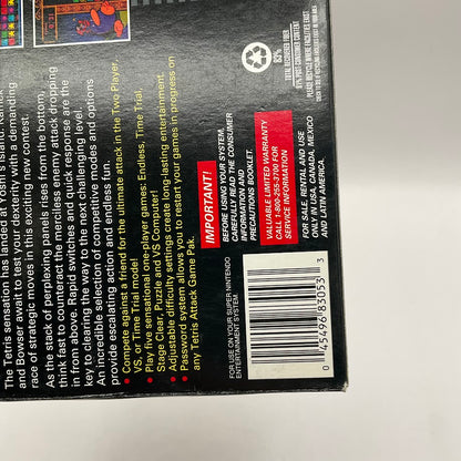 Tetris Attack Super Nintendo CIB