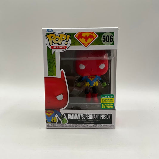 Batman / Superman Fusion Funko Pop! DC Super Heroes #506 2024 Summer Convention