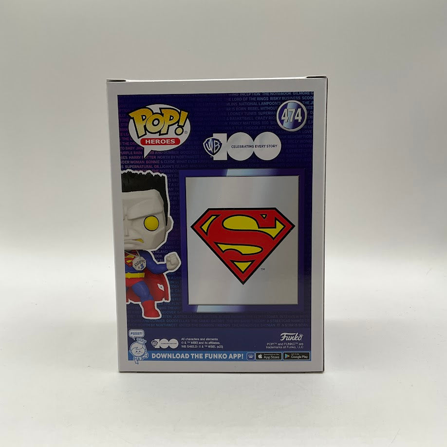 Bizarro Superman Funko Pop! WB 100 #474 2023 Summer Convention