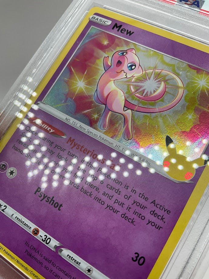 Mew Pokemon Celebrations #011 PSA 8