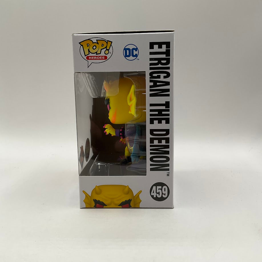Etrigan the Demon Funko Pop! Justice League #459 Black Light Chase PX Previews