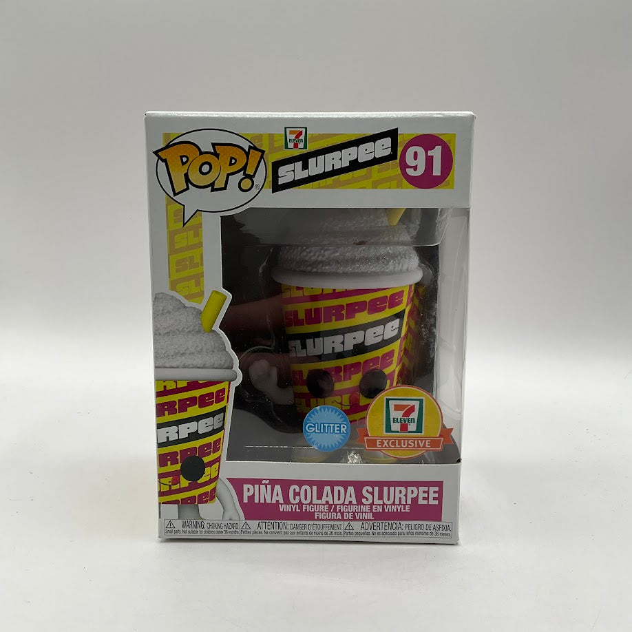 Pina Colada Slurpee Funko Pop! 7 Eleven #91 Glitter 7 Eleven Exclusive