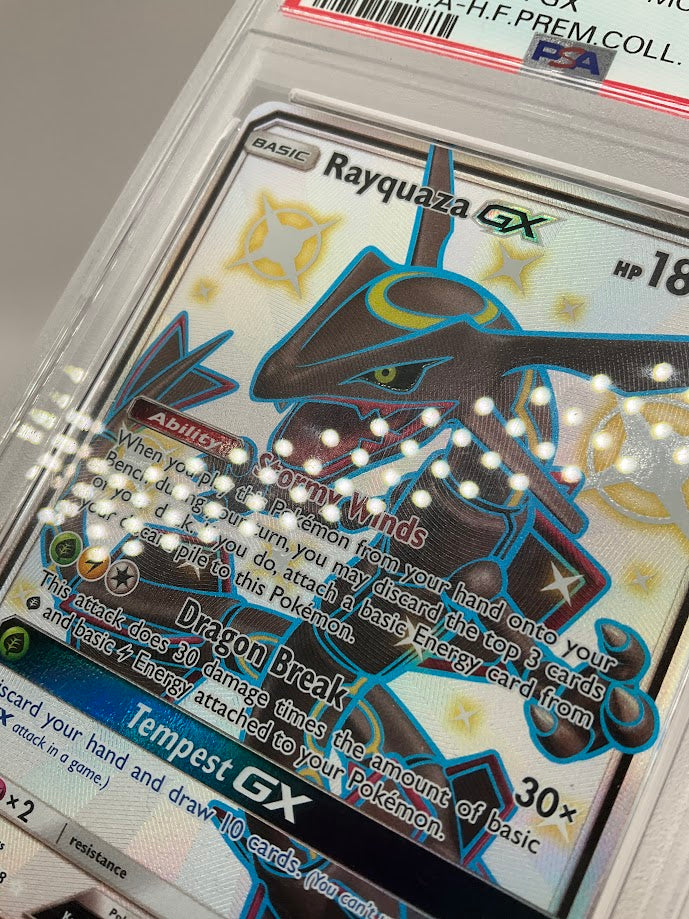 Rayquaza GX Pokemon CS 2019 YA Hidden Fates Premium Collection #177a PSA 9