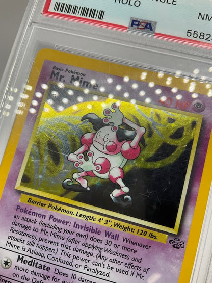 Mr. Mime Pokemon Jungle Holo #6 PSA 8