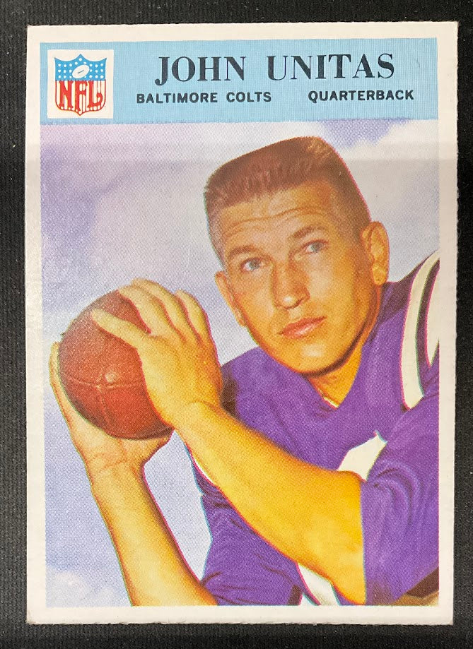 John Unitas 1966 Philadelphia #24 Baltimore Colts VG-EX