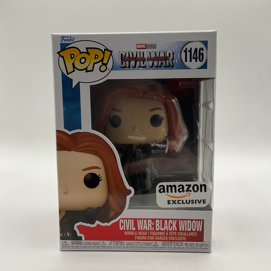 Civil War Black Widow Funko Pop! Captain America Civil War #1146 Amazon - Collector Store LLC