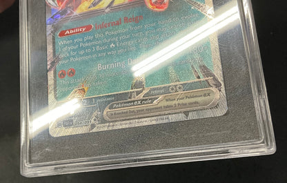 Chairzard ex Pokemon Paldean Fates Double Rare #054 SGC 10