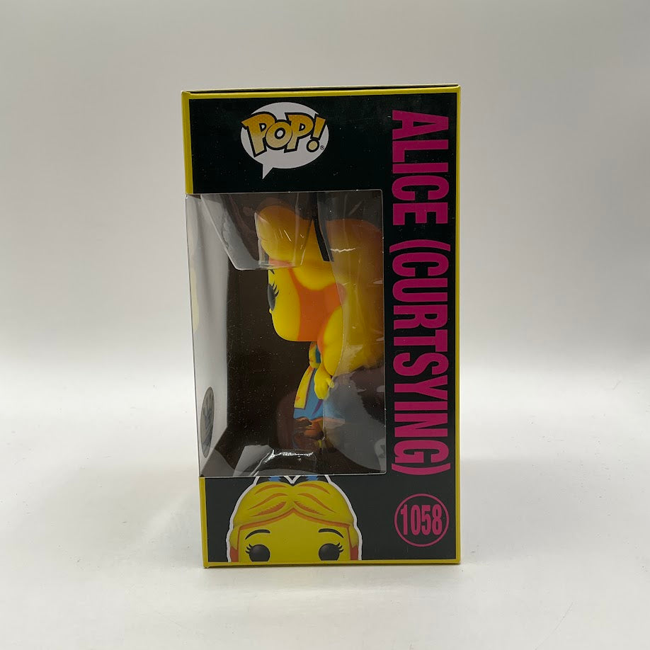 Alice (Curtsying) (Blacklight) Funko Pop! Alice in Wonderland #1058 Exclusive