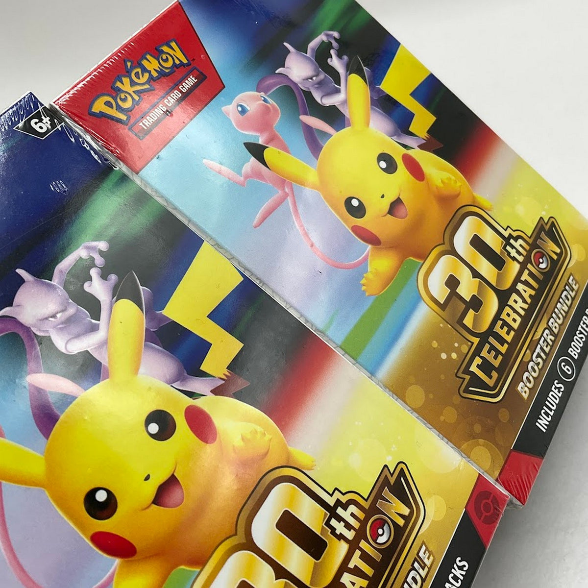 Pokemon: *Package Error* 2x 30th Celebration Booster Bundles Wrapped Together #2