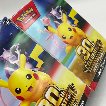 Pokemon: *Package Error* 2x 30th Celebration Booster Bundles Wrapped Together #2