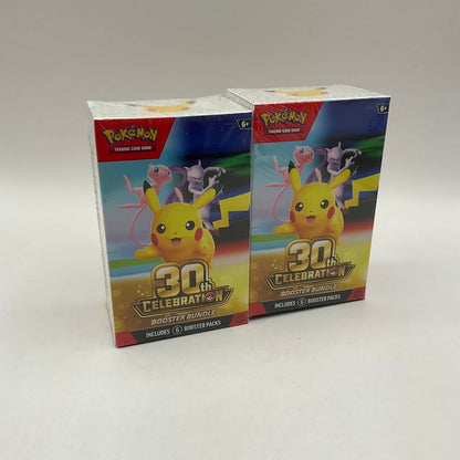 Pokemon: *Package Error* 2x 30th Celebration Booster Bundles Wrapped Together #2