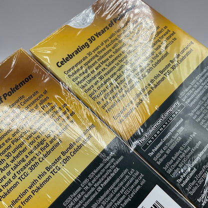 Pokemon: *Package Error* 2x 30th Celebration Booster Bundles Wrapped Together #3