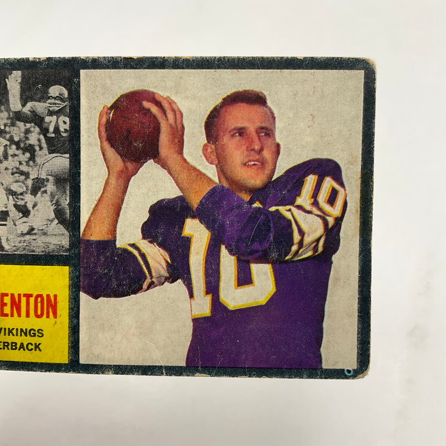 Fran Tarkenton 1962 Topps RC #90 Minnesota Vikings GD