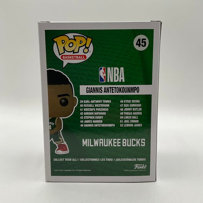 Giannis Antetokounmpo (Green) Funko Pop! Milwaukee Bucks #45 - Collector Store LLC